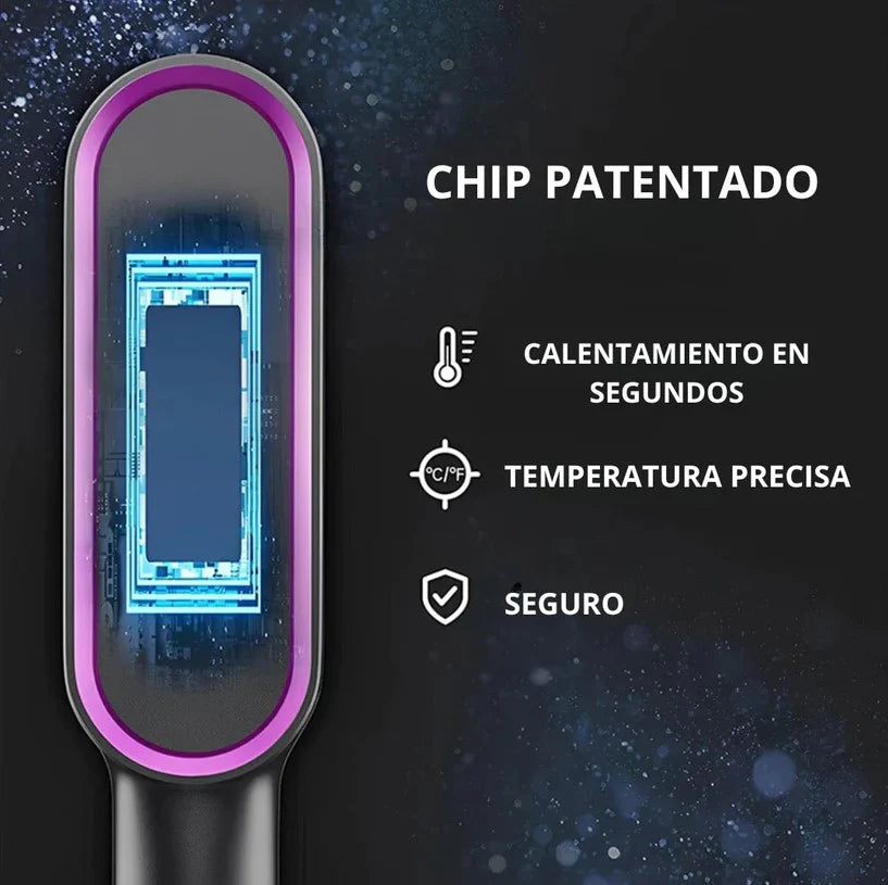Cepillo Alisador Cerámico Lux Pro™ - Alisado Profesional en Minutos.
