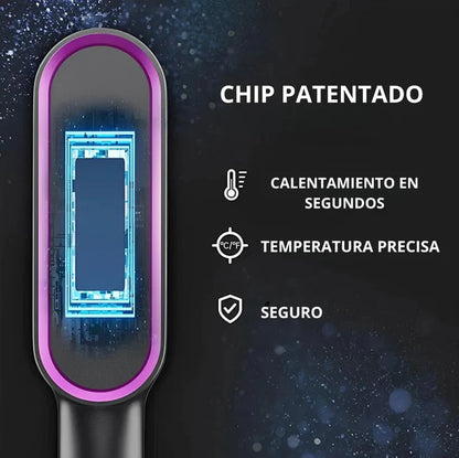 Cepillo Alisador Cerámico Lux Pro™ - Alisado Profesional en Minutos.