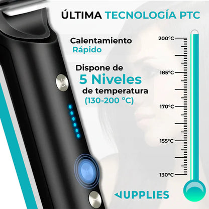 Cepillo Alisador Cerámico Lux Pro™ - Alisado Profesional en Minutos.