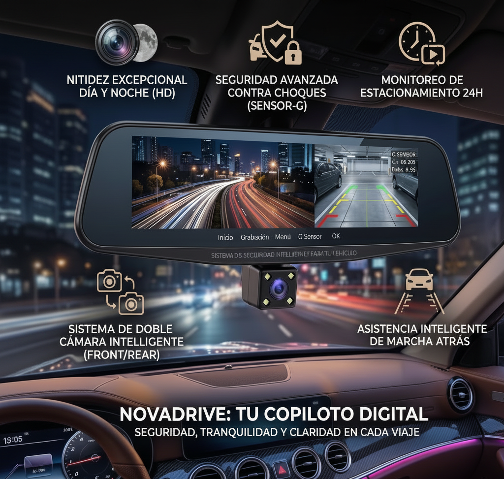 Cámara Retrovisor HD NovaDrive Pro™