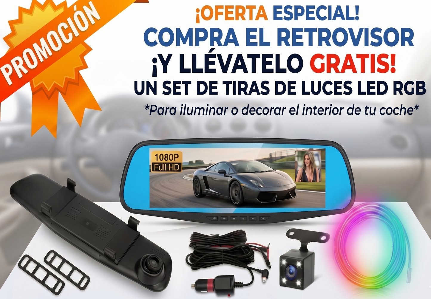 Cámara Retrovisor HD NovaDrive Pro™