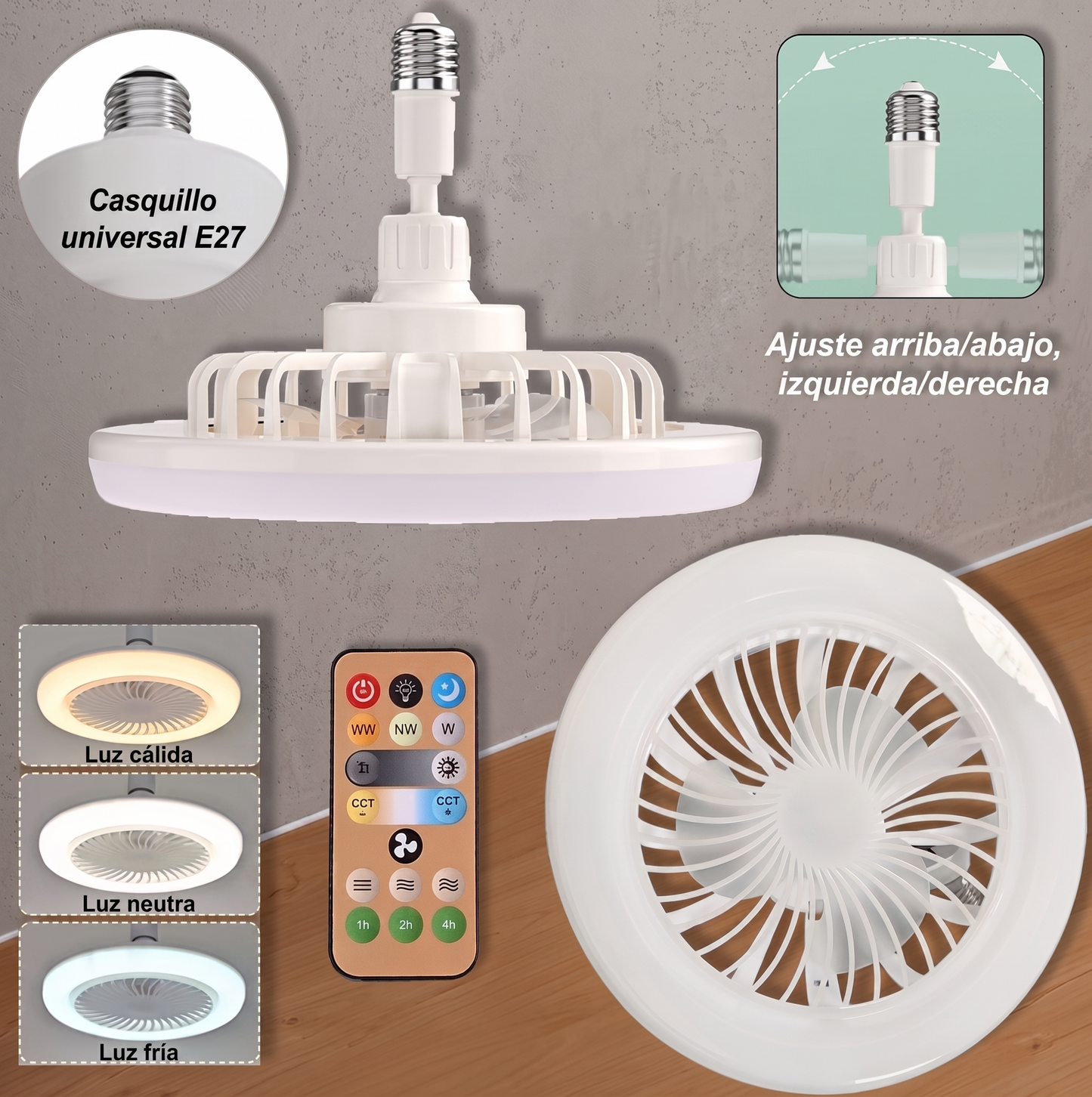 Ventilador de techo 2 en 1