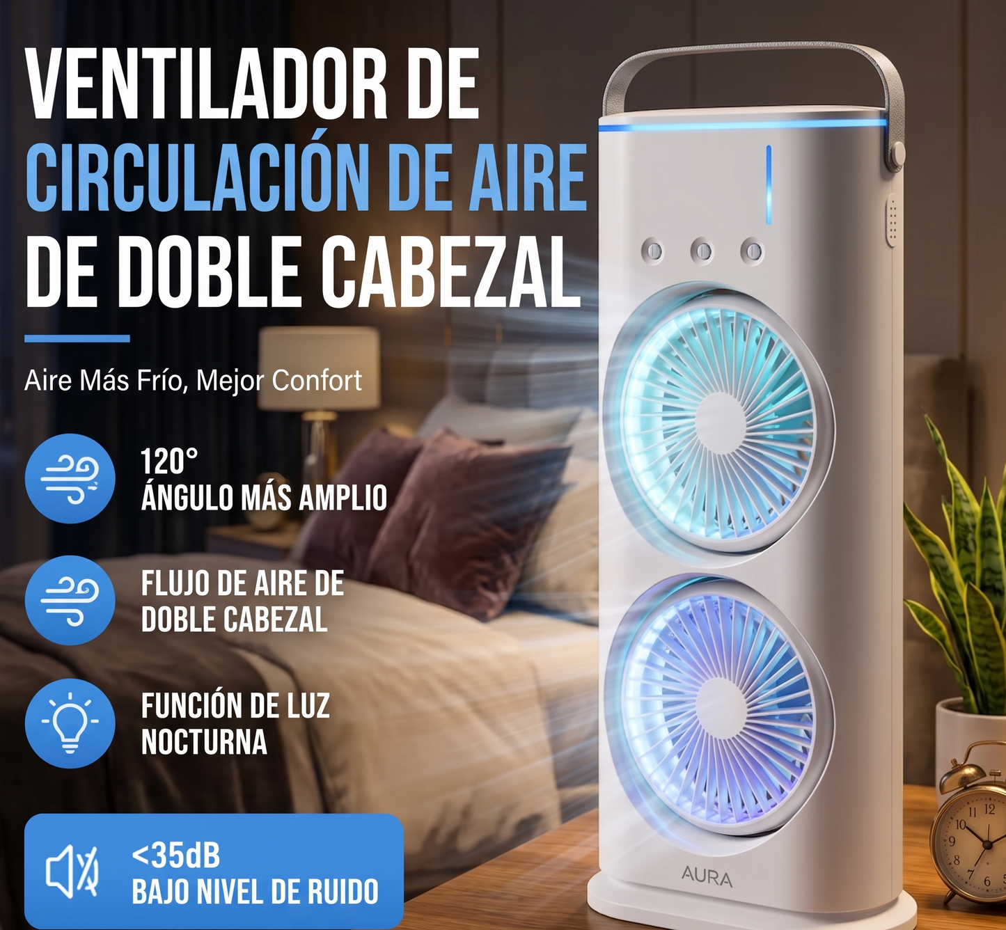 Ventilador doble VENTDUO