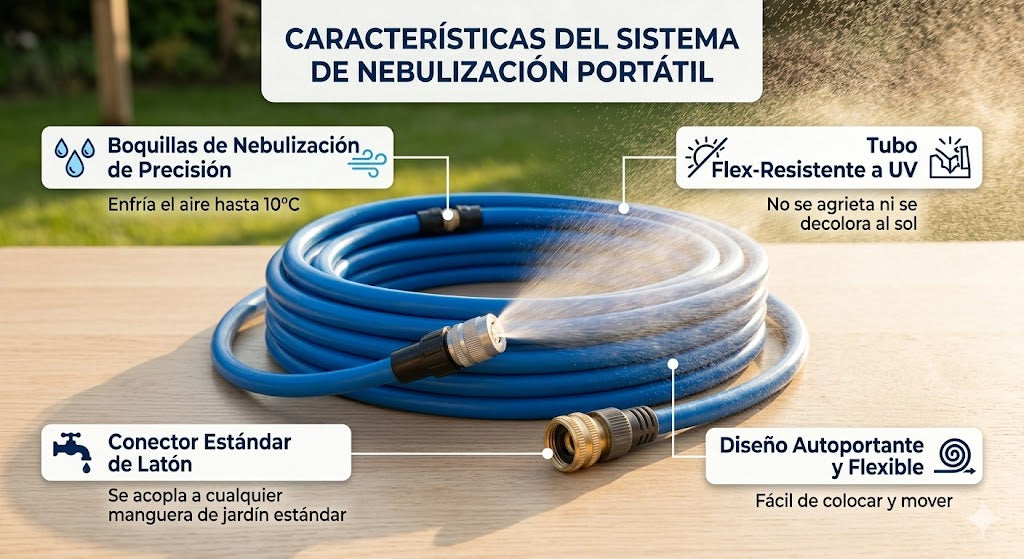 Manguera con nebulizador Bruma Fresca