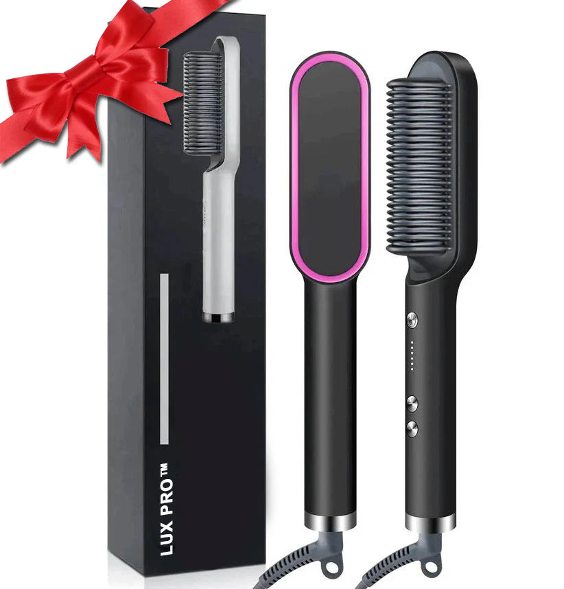 Cepillo Alisador Cerámico Lux Pro™ - Alisado Profesional en Minutos.